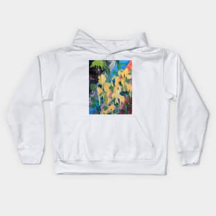 Abstract flowers Kids Hoodie